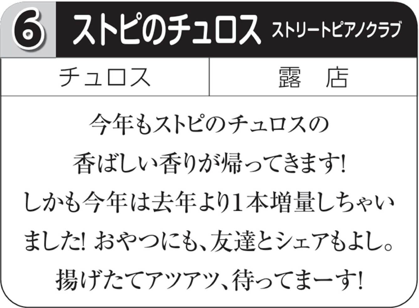 ストピのチュロス